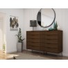 Manhattan Comfort Rockefeller Dresser Brown