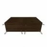 Manhattan Comfort Rockefeller Dresser Brown Bottom - Manhattan Comfort Rockefeller Dresser Brown Bottom