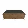 Manhattan Comfort Rockefeller Dresser Grey Bottom - Manhattan Comfort Rockefeller Dresser Grey Bottom
