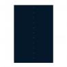 Manhattan Comfort Gramercy Modern 2-Section Freestanding Wardrobe Armoire Closet in Tatiana Midnight Blue Back