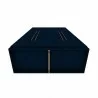Manhattan Comfort Gramercy Modern 2-Section Freestanding Wardrobe Armoire Closet in Tatiana Midnight Blue Bottom - Manhattan Comfort Gramercy Modern 2-Section Freestanding Wardrobe Armoire Closet in Tatiana Midnight Blue Bottom