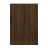 Manhattan Comfort Gramercy Modern 2-Section Freestanding Wardrobe Armoire Closet in Brown Back