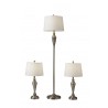 Adesso Glendale 3 Piece Floor and Table Lamp Set1 - Adesso Glendale 3 Piece Floor and Table Lamp Set1