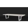 Source Furniture Contemporary U Style Dining Table Base White Top