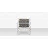 Source Outdoor Furniture Danish Aluminum Sling Strap Lounge Chair 25
