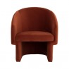 Sunpan Lauryn Lounge Chair Meg Rust - Front Angle