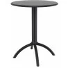 Octopus Round Bistro Table Black - Octopus Round Bistro Table Black