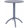 Octopus Round Bistro Table Dark Gray 