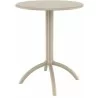 Octopus Round Bistro Table Dove Gray  - Octopus Round Bistro Table Dove Gray 