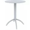 Octopus Round Bistro Table Silver Gray  - Octopus Round Bistro Table Silver Gray 