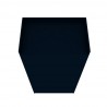 Manhattan Comfort Mulberry 35.9 Open Double Hanging Modern Wardrobe Closet with 2 Hanging Rods in Tatiana Midnight Blue Top