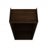 Manhattan Comfort Mulberry 35.9 Open Double Hanging Modern Wardrobe Closet with 2 Hanging Rods in Brown Top