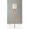 Adesso Kinsley Floor Lamp Natural Wood - Adesso Kinsley Floor Lamp Natural Wood