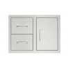 TrueFlame 30" 2-Drawer & Access Door Combo - Front