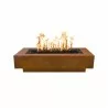 The Outdoor Plus Coronado Fire Pit - Corten Stee - The Outdoor Plus Coronado Fire Pit - Corten Stee