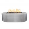 The Outdoor Plus Bispo 60" x 24" Fire Pit - Stainless Steel