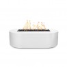 The Outdoor Plus Bispo 84" x 24" Fire Pit - Powder Coated White