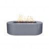 The Outdoor Plus Bispo 60" x 24" Fire Pit - Powder Coated Gray