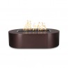 The Outdoor Plus Bispo 60" x 24" Fire Pit - Powder Coated Copper Vein