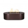 The Outdoor Plus Bispo 72" x 24" Fire Pit - Powder Coated Copper Vein