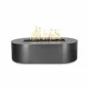 The Outdoor Plus Bispo 60" x 24" Fire Pit - Powder Coated - The Outdoor Plus Bispo 60" x 24" Fire Pit - Powder Coated