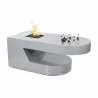 The Outdoor Plus 60" Dana Fire Pit Powder Coated Finish - The Outdoor Plus 60" Dana Fire Pit Powder Coated Finish