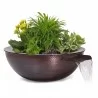 The Outdoor Plus Sedona Hammered Copper Planter & Water Bowl - The Outdoor Plus Sedona Hammered Copper Planter & Water Bowl