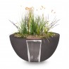 The Outdoor Plus Luna GFRC Planter & Water Bowl 5