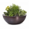 The Outdoor Plus Sedona Hammered Copper Planter Bowl