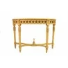 Anderson Teak Neoclassical Demilune Console Table - Anderson Teak Neoclassical Demilune Console Table