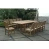 Anderson Teak Sahara Rialto 13-Pieces Rectangular Dining Set 001 - Anderson Teak Sahara Rialto 13-Pieces Rectangular Dining Set 001