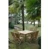 Anderson Teak Windsor Classic Chair 9-Pieces Folding Dining Set - Anderson Teak Windsor Classic Chair 9-Pieces Folding Dining Set