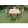 Anderson Teak Windsor Comfort Chair 7-Pieces Folding Dining Set - Anderson Teak Windsor Comfort Chair 7-Pieces Folding Dining Set