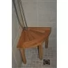 Anderson Teak Shower Corner Stool  001 - Anderson Teak Shower Corner Stool  001