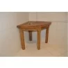 Anderson Teak Shower Corner Stool  003 - Anderson Teak Shower Corner Stool  003