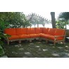 Anderson Teak Riviera Luxe 7-Pieces Modular Set with Square Tables