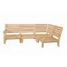 Anderson Teak Riviera Luxe 4-Pieces Modular Set Teak - Anderson Teak Riviera Luxe 4-Pieces Modular Set Teak