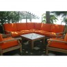 Anderson Teak Riviera Luxe 8-Pieces Modular Set  002