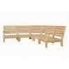 Anderson Teak Riviera Luxe 5-Pieces Modular Set 002 - Anderson Teak Riviera Luxe 5-Pieces Modular Set 002