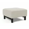 Innovation Living Grand D.E.L. Ottoman in Black Wood Legs and Mixed Dance Natural - Angled - Innovation Living Grand D.E.L. Ottoman in Black Wood Legs and Mixed Dance Natural - Angled