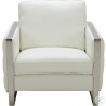 J&M Furniture Constantin Leather Chair White 002