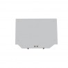 Manhattan Comfort Crown Full Wardrobe with Hanging and 2 Drawers in White Top