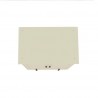 Manhattan Comfort Crown Full Wardrobe with Hanging and 2 Drawers in Off White Top