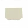 Manhattan Comfort Crown Full Wardrobe with Hanging and 2 Drawers in Off White Top - Manhattan Comfort Crown Full Wardrobe with Hanging and 2 Drawers in Off White Top