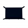 Manhattan Comfort Crown Full Wardrobe with Hanging and 2 Drawers in Tatiana Midnight Blue Bottom
