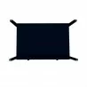 Manhattan Comfort Crown Full Wardrobe with Hanging and 2 Drawers in Tatiana Midnight Blue Bottom - Manhattan Comfort Crown Full Wardrobe with Hanging and 2 Drawers in Tatiana Midnight Blue Bottom