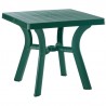 Viva Resin Square Dining Table 31 inch Green