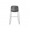Cane-Line Vibe Bar Chair Stackable back side view - Cane-Line Vibe Bar Chair Stackable back side view
