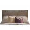 Alpine Furniture Sydney Full Size Bed in Weathered Grey - Front Headboard