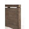 Alpine Furniture Sydney Full Size Bed in Weathered Grey - Headboard Close-up